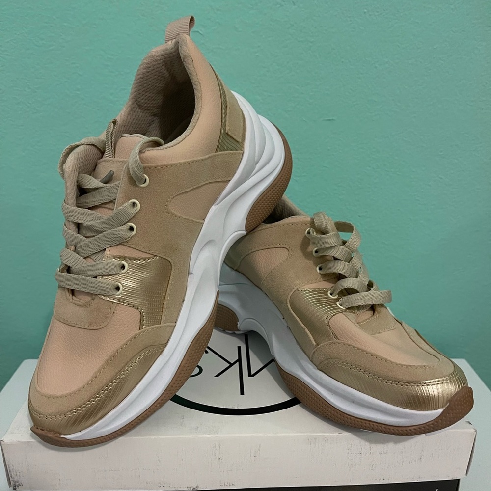 Gold Sneakers